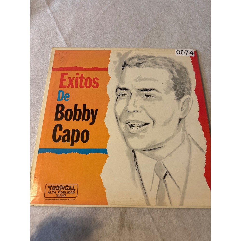 Tropical Exitos De Bobby Capo LP 12" Black Good TRLP-5070 Latin Bolero Mambo